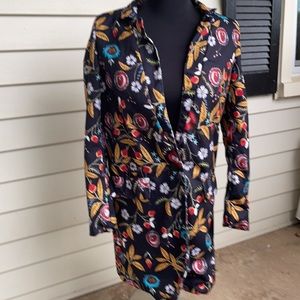 Order plus floral print blazer jacket size S long